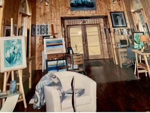 Joan Marie's art studio in Fairfax Station, VA